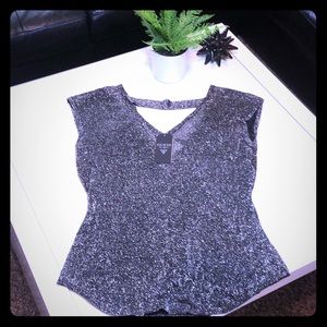 Guess Jet Black Top.